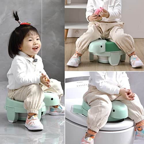 Ihaapsi 4-in-1 Foldable Toddler Travel Potty with Splash Guard — view 6