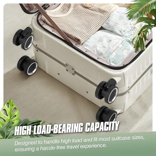 Vivikivi 2 Pcs Suitcase Wheels Replacement 55mm Luggage Wheels, LN-A39 — view 5