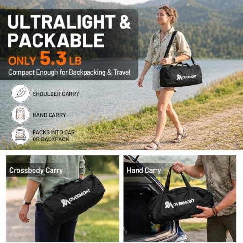 OVERMONT Portable Camping Bed for Adult - Ultralight with Pocket — view 4