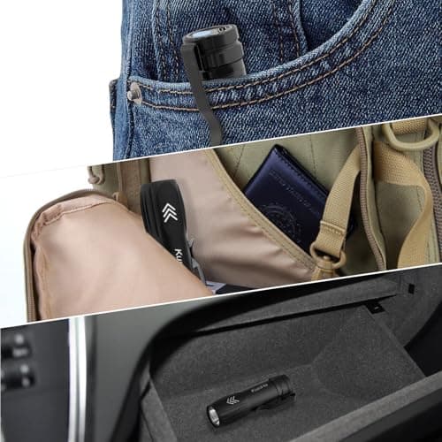 KunHe 10 Pack Small Rechargeable Torch Bulk USB-C Mini High Lumen Torch Clip-on Portable Pocket Flash Light for EDC Emergency Home Use — view 4
