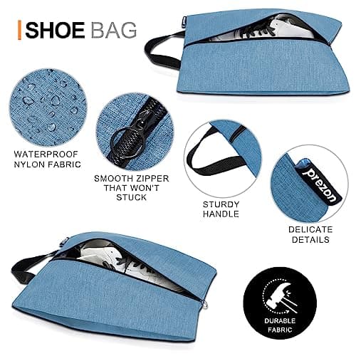 Prezon Compression Packing Cubes with Travel Shoes Bag and Laundry Bag, Luggage Organiser Set, Extensible Suitcase Organiser, Packing Organisers for Suitcases, Packing Cubes for Travel or Storage — view 6