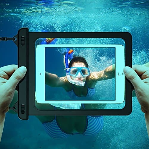 HopMore Universal Waterproof Case for iPad Samsung,Tablet Pouch Dry Bag for iPad 10/9/8/7 10.2"/9.7" / Pro 9.7/10.5/11 / Air 10.9,Galaxy Tab S6 Lite/A9+/A9,Fire HD 10,Android Tablet Up to 11 inch — view 6