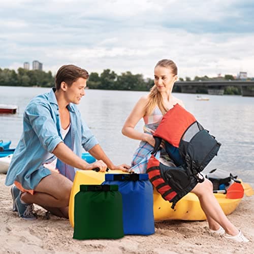 CNMTCCO Waterproof Dry Bag Set 6 Pcs,Lightweight Drybag Canoe Bags with 1.5L, 2.5L, 3L, 3.5L, 5L, 8L Waterproof Bag for Kayaking Rafting Boating Hiking Camping Travel Backpacking — view 5