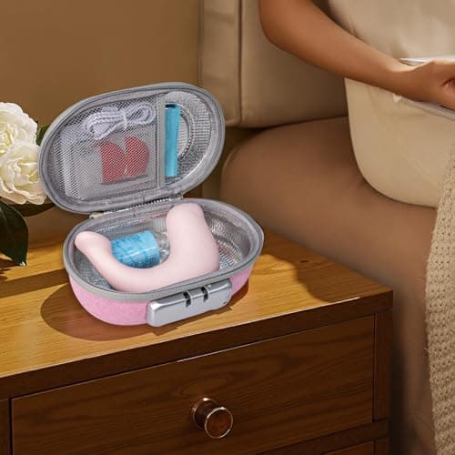 2 Compact Travel Security Case with Combination Protective for Valuables Privacy Defense Locks Box with Combination Locks — view 2