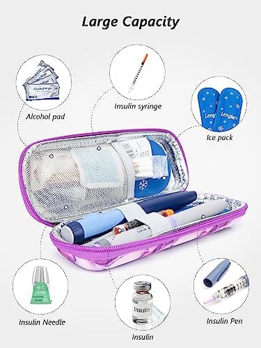 SUNMON Insulin Cooler Travel Case with 2 Ice Packs — view 5