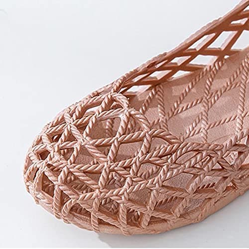 Womens Wide Fit Sandals UK Clearance Ladies Closed Toe Flat Sandals Summer Orthotic Slides Hollow out Shoes Casual Walking Sandal Lightweight Footwear Non Slip Slippers Lightweight for Travel — view 4