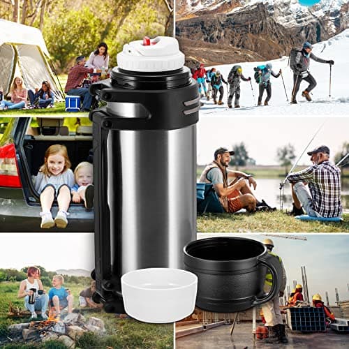 Hangrow 1.5 L Vacuum Insulated Bottle Stainless Steel for Hot Drinks — view 6