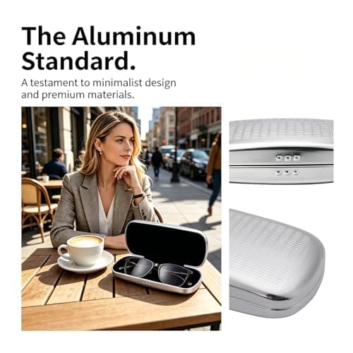 Philley Sunglasses Aluminum Ultra-Light Eyeglasses Case Glasses Case — view 4