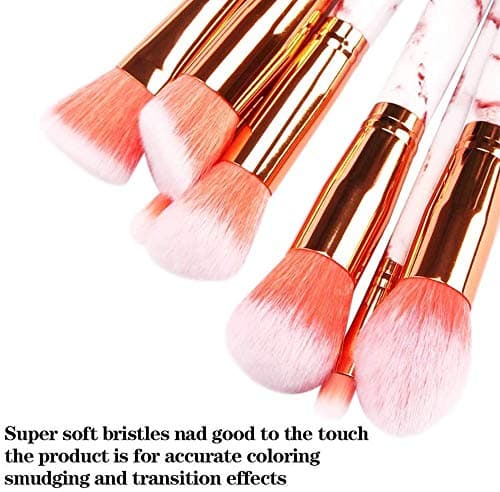 NEVSETPO 17Pcs Girls Make Up Brush Set Teen Girl Gifts Brushes Sponges — view 3
