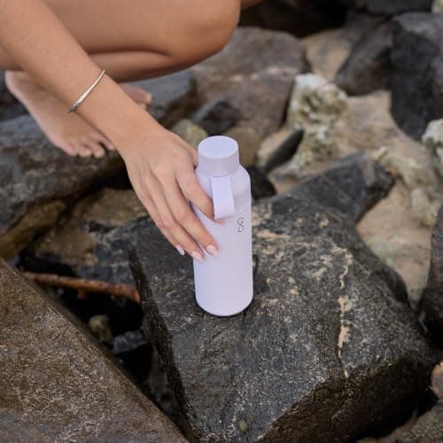 Ocean Bottle - Recycled Stainless Steel Bottle - Eco-Friendly & Reusable (Original 500ml, Lavender Haze) — view 2