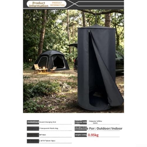 Pop-Up Privacy Tent 78x190cm Quick Setup Beach(Black 78 * 190cm) — view 6