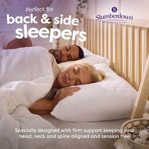 Slumberdown Rebound Pillows 2 Pack Hotel Quality for Cloud-Like Comfort — view 3