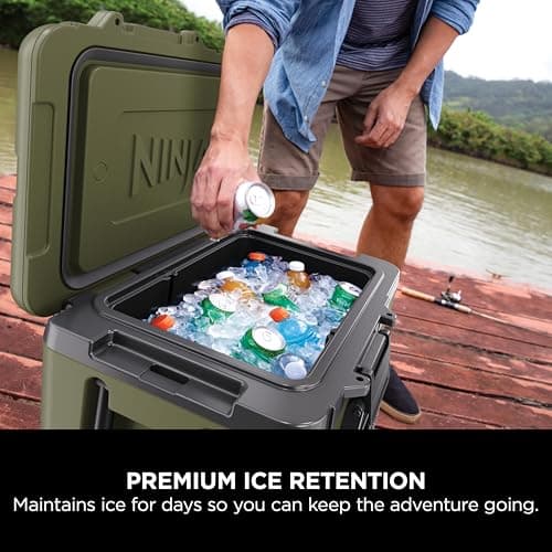 Ninja FrostVault Insulated Cool Box & Bottle Set, Olive FB245AMZEUUKGN — view 5