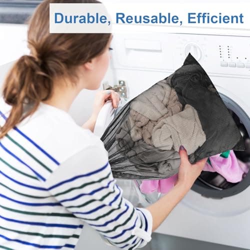 2 Pcs Mesh Laundry Bags, 70×90cm Large Net Laundry Bag for Washing Machine — view 6