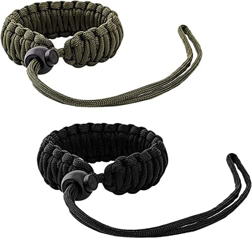 MoKo Wrist Strap for Camera, [Pack of 2] Adjustable Wrist Strap for Camera, Binoculars and Camcorders, Nikon/Canon/Sony/Panasonic/SLR/DSLR – Black & Army Green