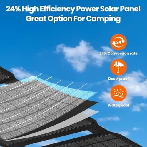 10W Foldable Mini Solar Panel Charger for Camping, IP67 Waterproof Solar Panel with USB-A Compatible with Smartphones,USB Devices for Camping, Hiking and Outdoor Activities — view 3