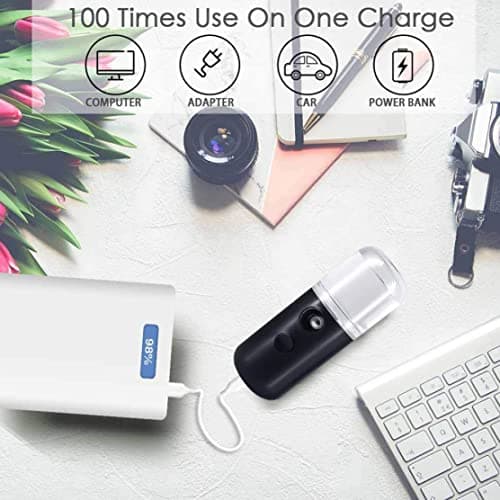 Face Mister 30ml, USB Rechargeable Sprayer, Black — view 4