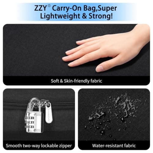 ZZY 20L Small Gym Duffle Bag with Trolley Sleeve for Women Men — view 3