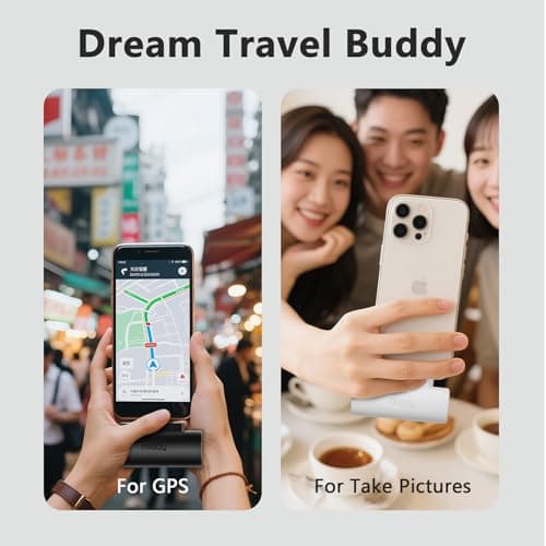Miady 2-Pack Mini Power Bank 5000mAh, Type C Connector — view 3