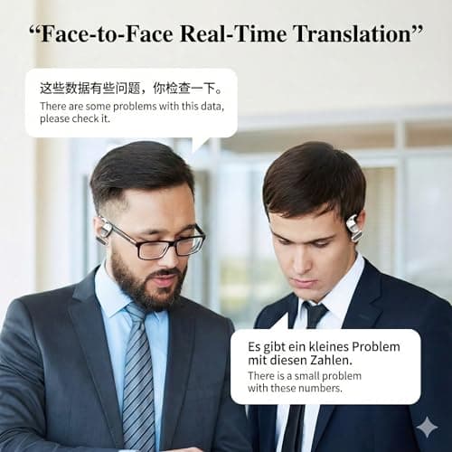 DEMPOWER Wireless Earbuds with Smart Touch Screen Case – AI Voice Translator Supporting 144 Languages, ANC Noise Cancelling, Remote Camera Control, 360° Surround Sound, Bluetooth 5.4 Headphones — view 3