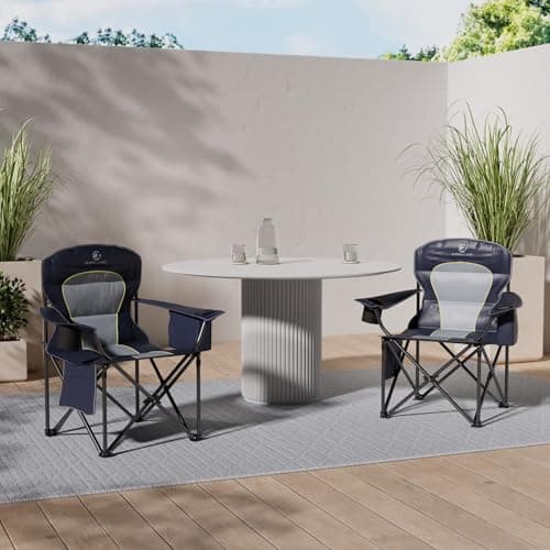 ALPHA CAMP Camping Chairs for Adults Camping Chairs for Heavy People — view 2