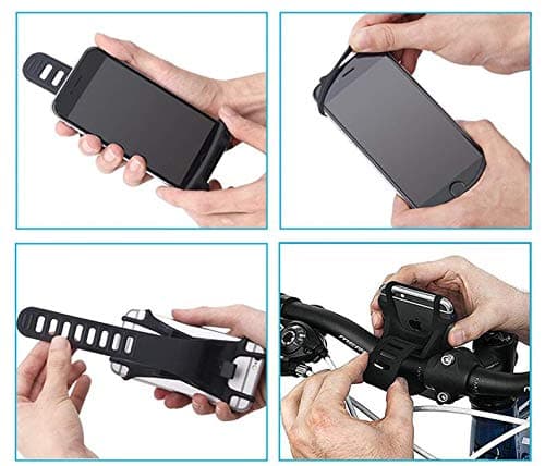 YENVINE Phone Mount for Smartphones: Motorcycle, Bicycle Holder. Mountain Bike Stand. Accessories — view 3