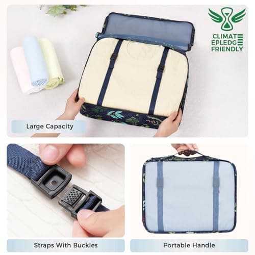 BAGAIL Packing Cubes for Suitcase 8 Set, Lightweight Luggage Packing Organizers Packing Cubes for Travel Accessories — view 6