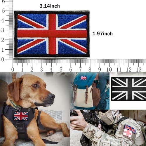 HANWELL 45L Military Tactical Backpack with 3 Flag Patches, Molle Army Bag — view 4