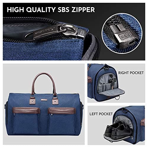 Modoker 2-in-1 Convertible Garment Bag, Carry-On Travel Duffel — view 4