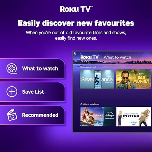 Aurzen Roku TV Projector for Bedroom, Roku Streaming Experience Built-in — view 3