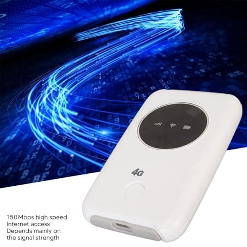 ZAICOLER 4G USB Modem, 150Mbps Unlocked Mobile Hotspot with SIM Card Slot, 3200mAh Rechargeable Battery Router, Connect Up to 10 Devices, Wireless Portable WiFi Router — view 5