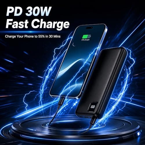 Flowhole Power Bank 50000mAh Large Capacity USB C Battery Pack — view 2