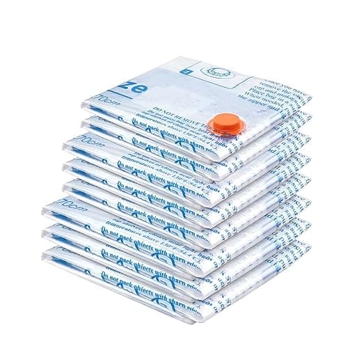 Vacuum Storage Bags Space Saver Sealer Bags,Compression Bags for Clothes, Pillows, Comforters, Blankets, Bedding 8 Combo — view 2