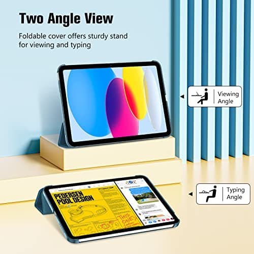 ProCase for iPad (A16) 11th/10th Generation Case 11/10.9 Inch, Teal — view 4