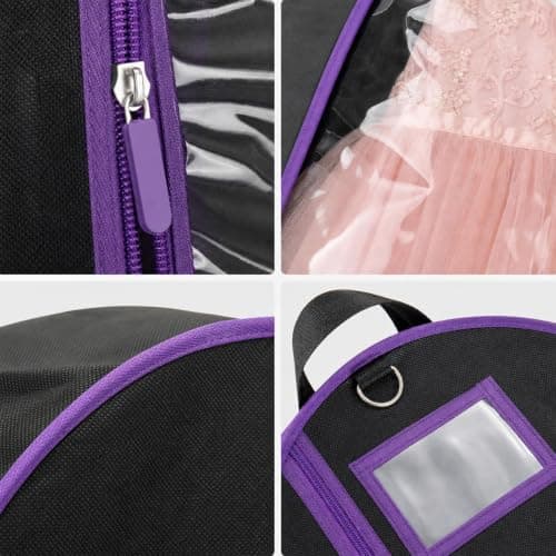 Dance Costume Bag, 40 inch Costume Bags for Dancers, Hanging Dress Bags — view 5