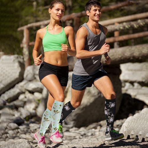 Zuimei 6 Pairs 20-30 mmhg Compression Socks for Women Men — view 5