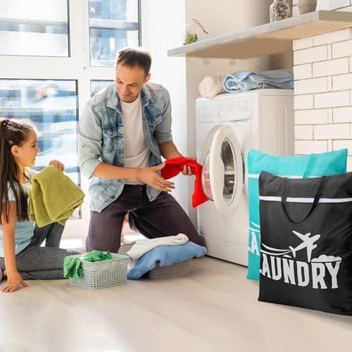 saerryor 2 Pcs Travel Laundry Bag with Handle — view 4