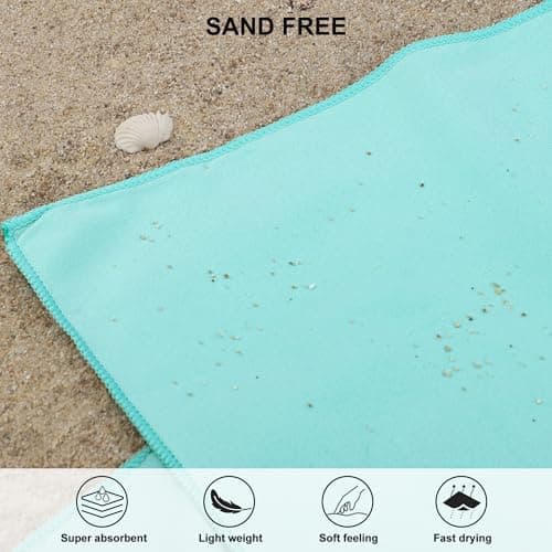 Rainleaf Microfiber Towel Quick Dry Camping & Travel & Gym Towel. Compact — view 5