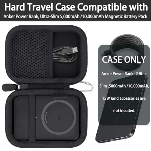 Khanka Case Anker Nano/MagGo Power Bank,5,000/10,000mAh Magnetic Battery — view 4
