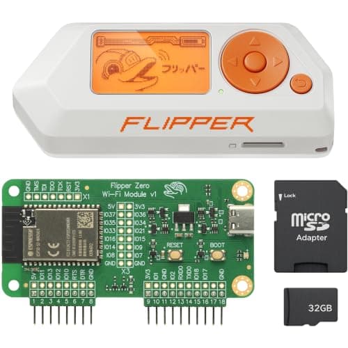 Flipper Zero WiFi Kit - Flipper Zero | WiFi Devboard | 32 GB MicroSD Card | Portable Multifunction Device for Technology Enthusiasts