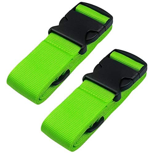 Heavy Duty Luggage Straps for Suitcases Packing Belts Travel Accessories Adjustable Bag Strap 2 Pack