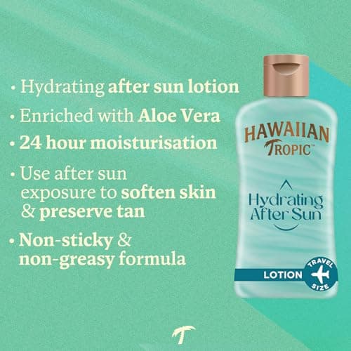 Hawaiian Tropic - Hydrating After Sun - Helps to preserve your tan, 60 ml, Travel Size, 24-Hour Moisturisation, With Aloe Vera, Vegan — view 2