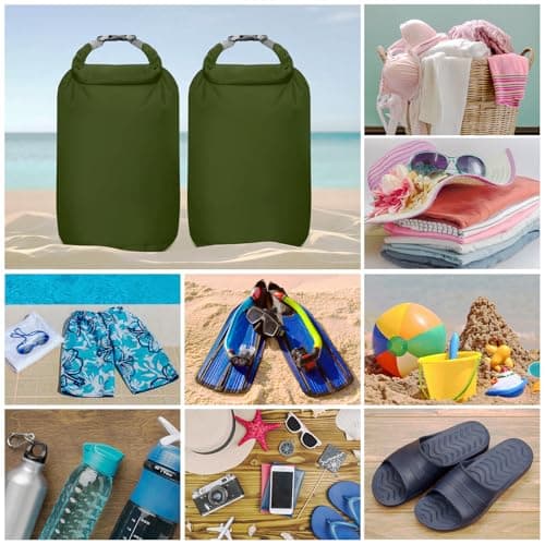 Desoto Waterproof Dry Bag Rucksack Beach Bag Superb Waterproof Bags 10L — view 6