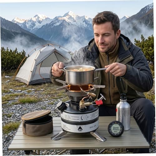 Multi Fuel Camp Stove, 2120w High-power Portable Gasoline Stove With Altitude Adaptation For Outdoor Camping Gasoline, Multi Fuel Camp, White Gas — view 2