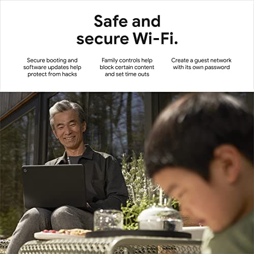 Google Wifi Pro – Wi-Fi 6E Reliable home system with fast speed and whole-home coverage Mesh router snow, 3-Pk — view 5
