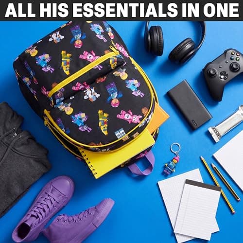 Get Trend Lego Fortnite Boys Large Backpack 46cm, Padded Straps School Bag — view 6