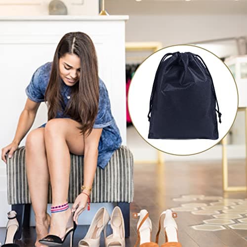 Travel Shoe Bags,Portable Drawstring Shoe Bags Dust-Proof Cloth Bag,2pcs — view 3