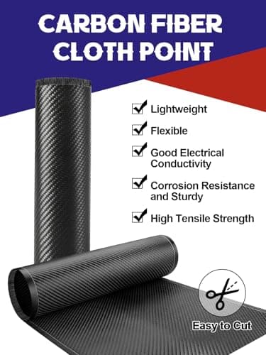 Kalolary 7PCS Carbon Fiber Repair Kit, 100g Epoxy Resin, 27g Hardener — view 3