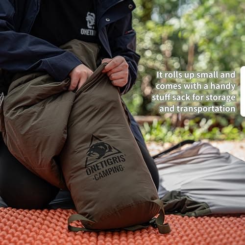 OneTigris Bushcrafter’s Sleeping Bags, Mummy Sleeping Bag for Camping Hiking Backpacking, Survival Gear — view 2