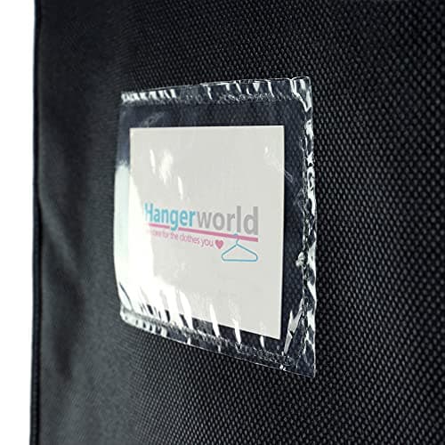 Hangerworld 54 Inch Black Breathable Suit Cover Travel Carrier Bag with Handles — view 6